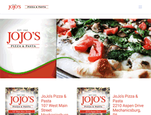 Tablet Screenshot of jojospizza.net